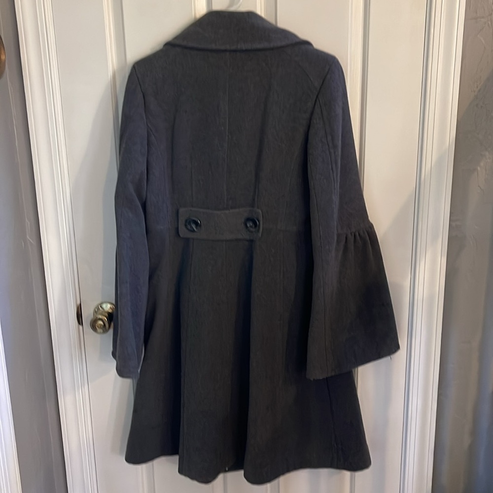 Wool cashmere blend dress coat - Picture 2 of 6